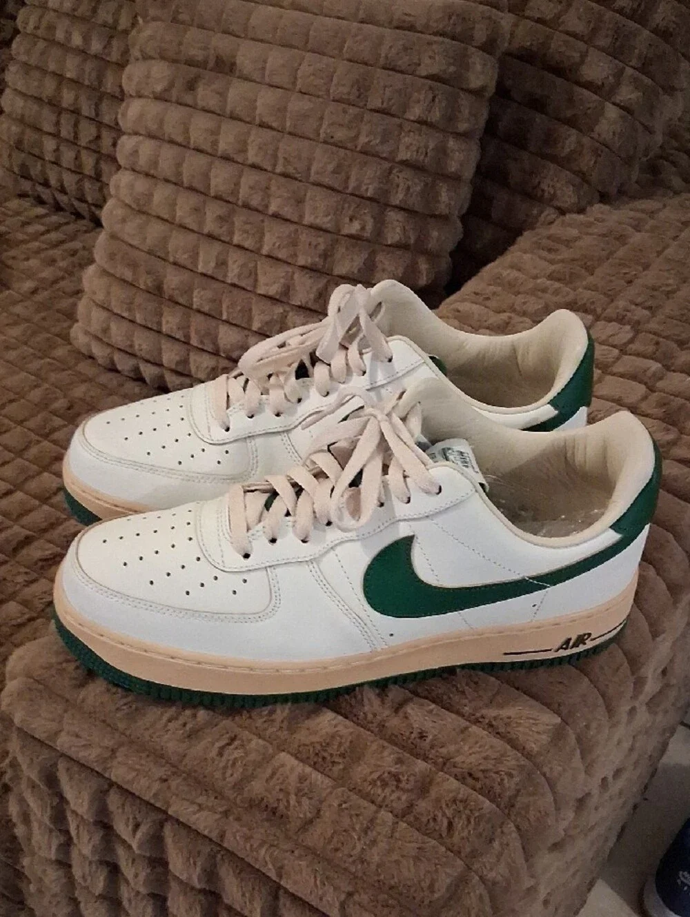 Nike Men's Low-Top Sneakers White Green